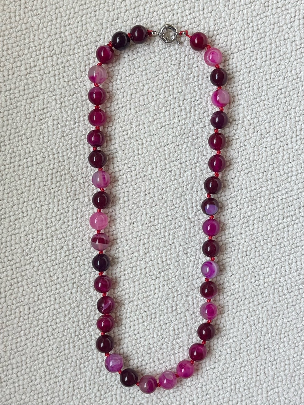 NWOT Tuckernuck Pink Agate Necklace